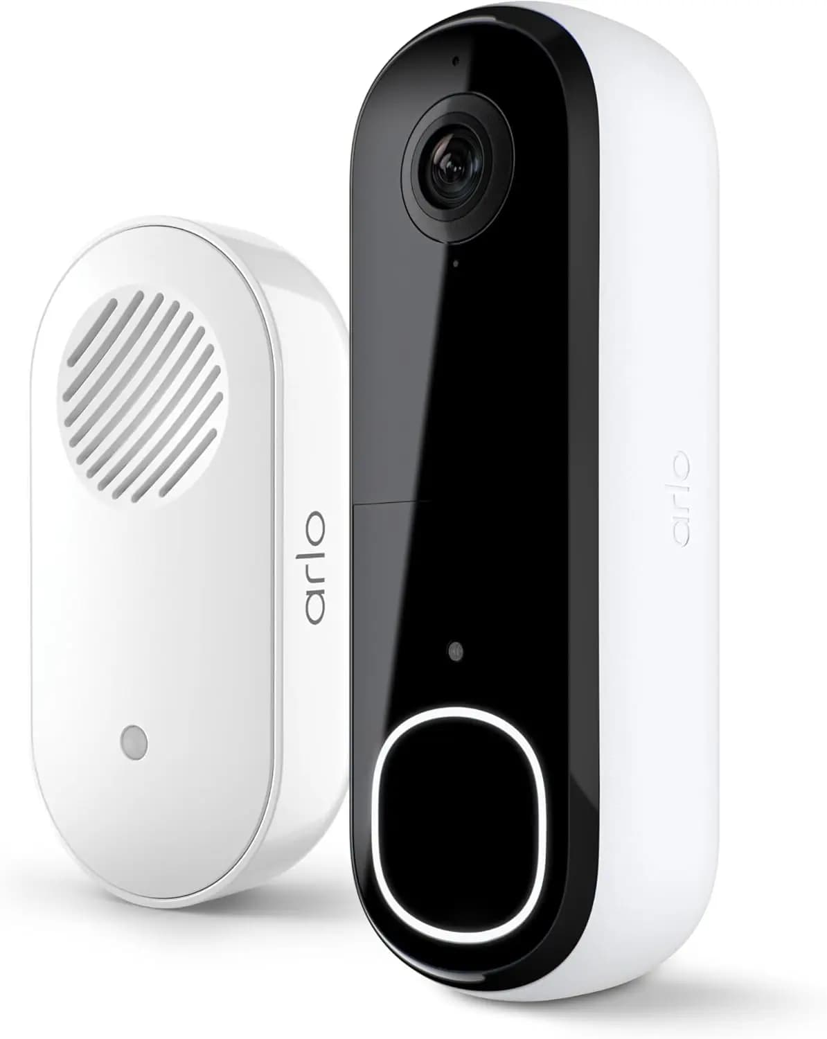 Videocitofono 2K con Campanello, Wireless/Cablato, Audio Bidirezionale, Visione Notturna, Vista Completa, Rilevamento Pacchi e Persone