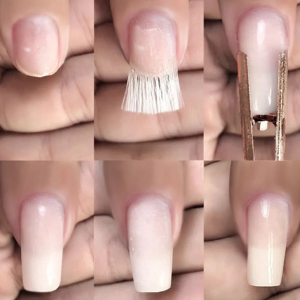 Glass Fiber Tips for Nail Extension, Flexible Tips and Ideal Resistants for Domestic and Professional Use, Clip-on for Sculpture or Painting