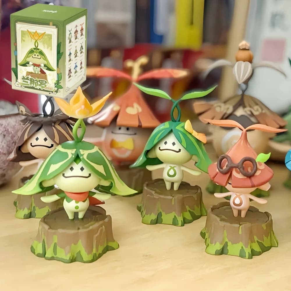 In Stock Genuine Genshin Impact Aranara Series Role Blind Boxs Pvc Material Decoration Pendant Birthday Gifts Toys