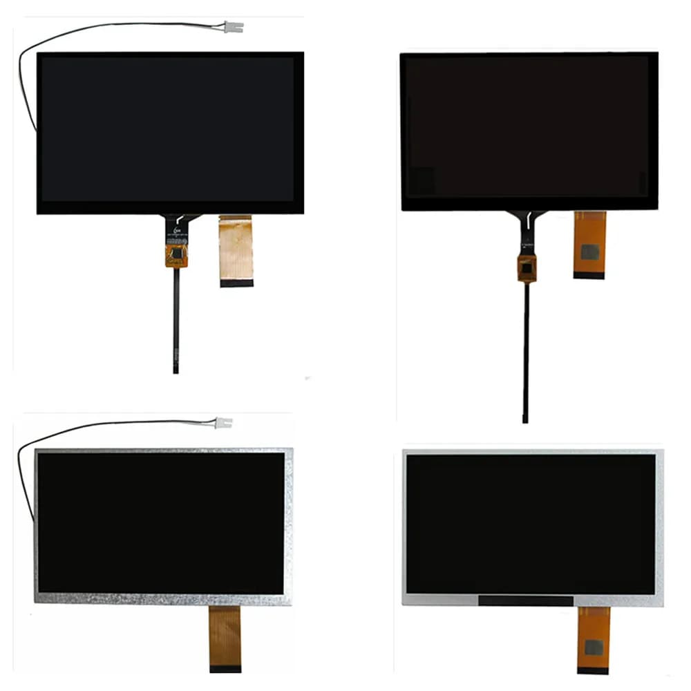 Per 7 pollici Auto DVD Navigazione GPS 1024*600 40Pin Display LCD Schermo Capacitivo Digitizer Touchscreen GT911 Parti di Ricambio