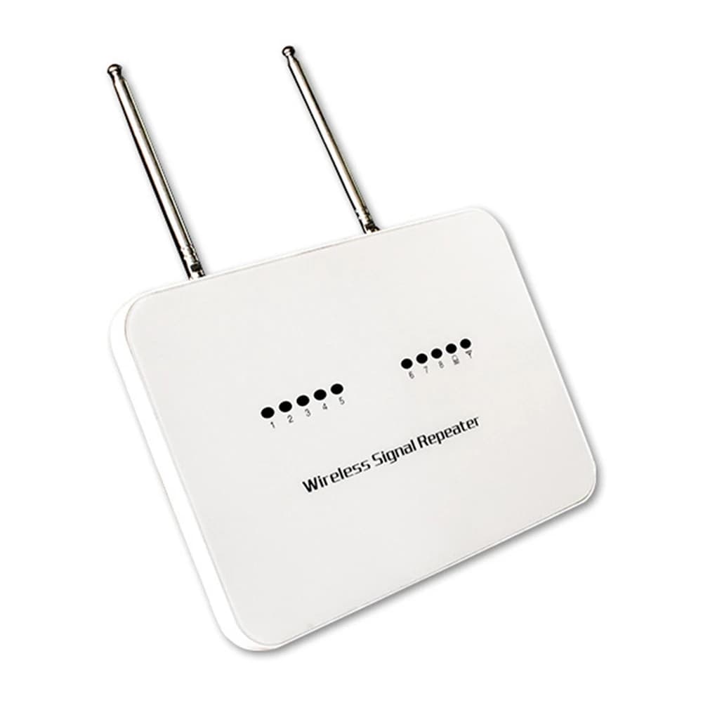 Ripetitore di segnale Wireless 433MHz trasmettitore Booster per GSM PTSN WiFi Home antifurto sistema di sicurezza cavi spina europea