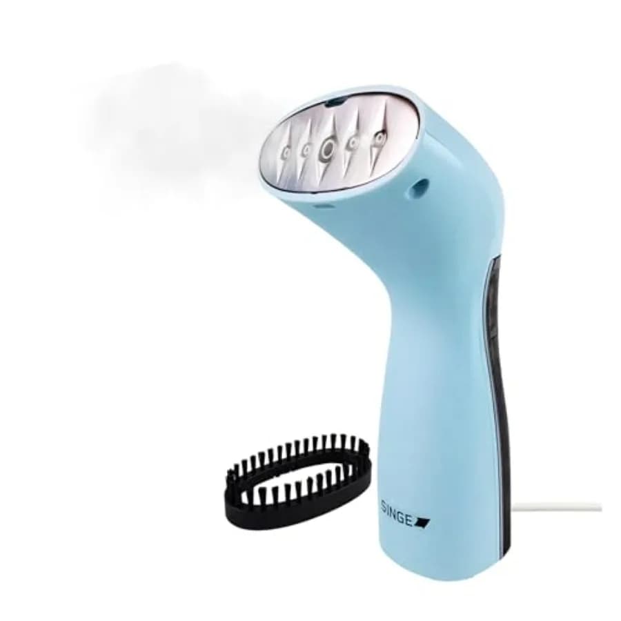 Vaporizzatore per Vestiti Portatile ANTI-SPILL, Steamer Manuale 120V