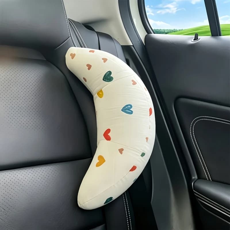 Car Travel Neck Support Pillow Super Soft Headrest Shoulder Cushion Universal Seat Belt Sleep Pillow Easy To Use Pattern Auto Re