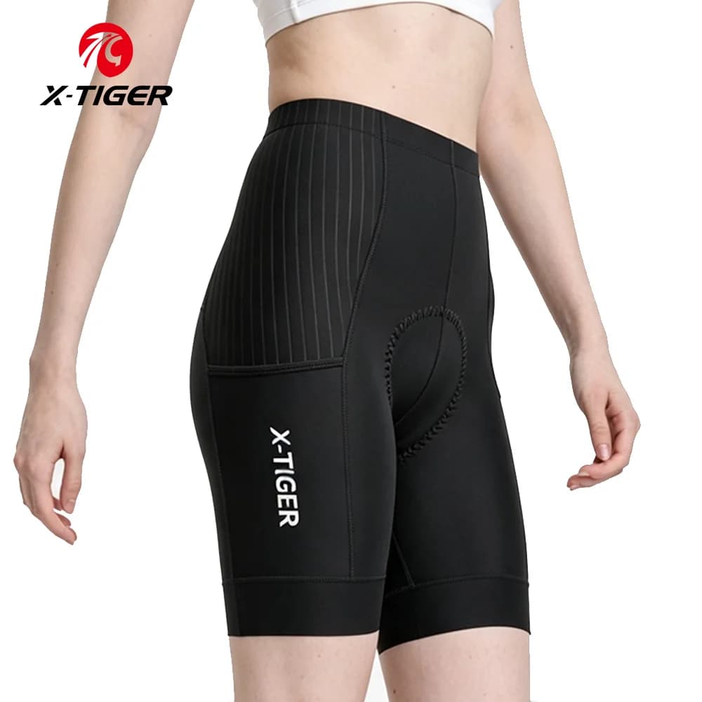 Pantaloncini da ciclismo da donna X-TIGER, pantaloncini da bici da montagna imbottiti per 7 ore, pantaloncini estivi traspiranti per ciclismo