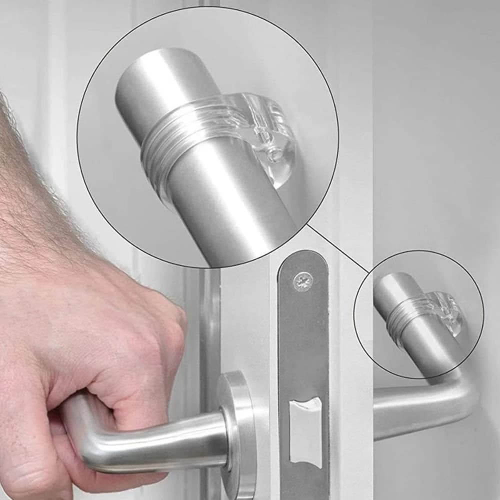 Protezioni Antiurto in Silicone Trasparente per Mobili, Cuscinetti per Maniglie di Armadi, Cassetti e Porte, Assorbimento degli Urti