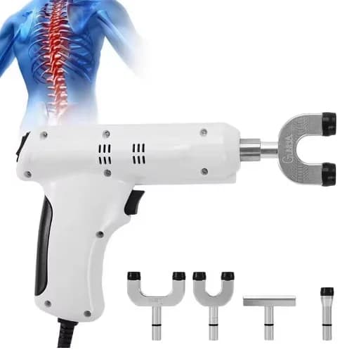 Pistola Intelligente per la Regolazione della Frequenza con Conversione Intelligente, Attivatore Spinale, Massaggiatore Muscolare e Osseo, Rilassante Professionale per la Colonna Vertebrale