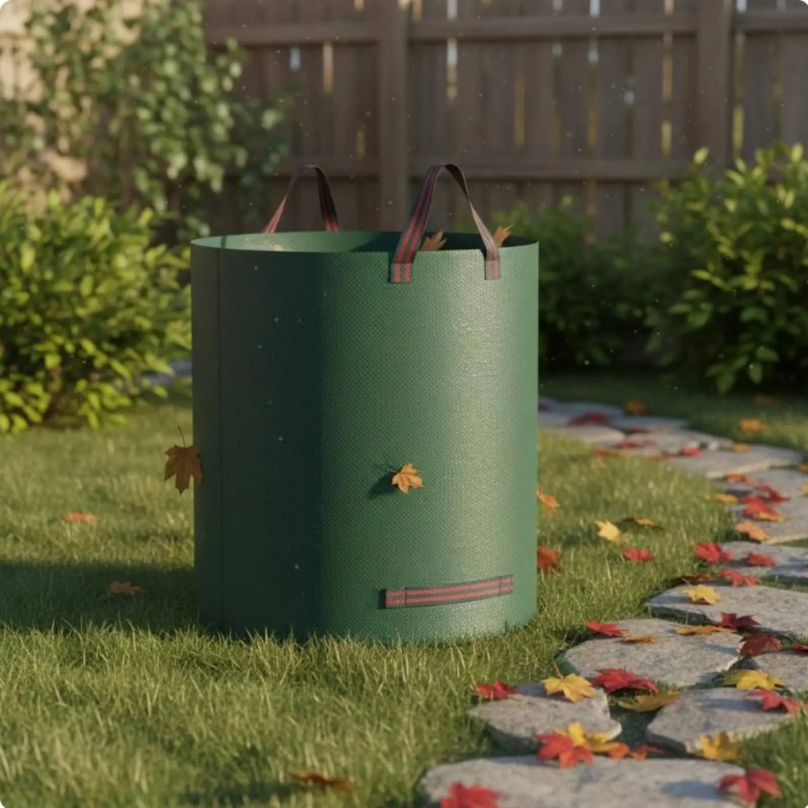 Sturdy Duty Foliage Bag Automatic-Standing Reusable Yard Waste Bag Foldable Yard Waste Bin Water Resistant for Gardeners