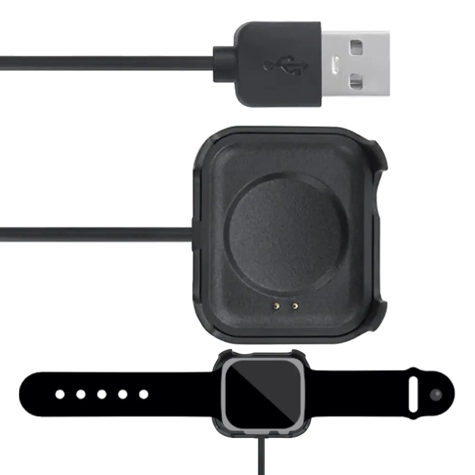 Cavo di ricarica USB magnetico per smartwatch 1PC, dock di ricarica per P6 X16 HW22 T500 Plus X8 Plus, caricabatterie sostitutivo per smartwatch
