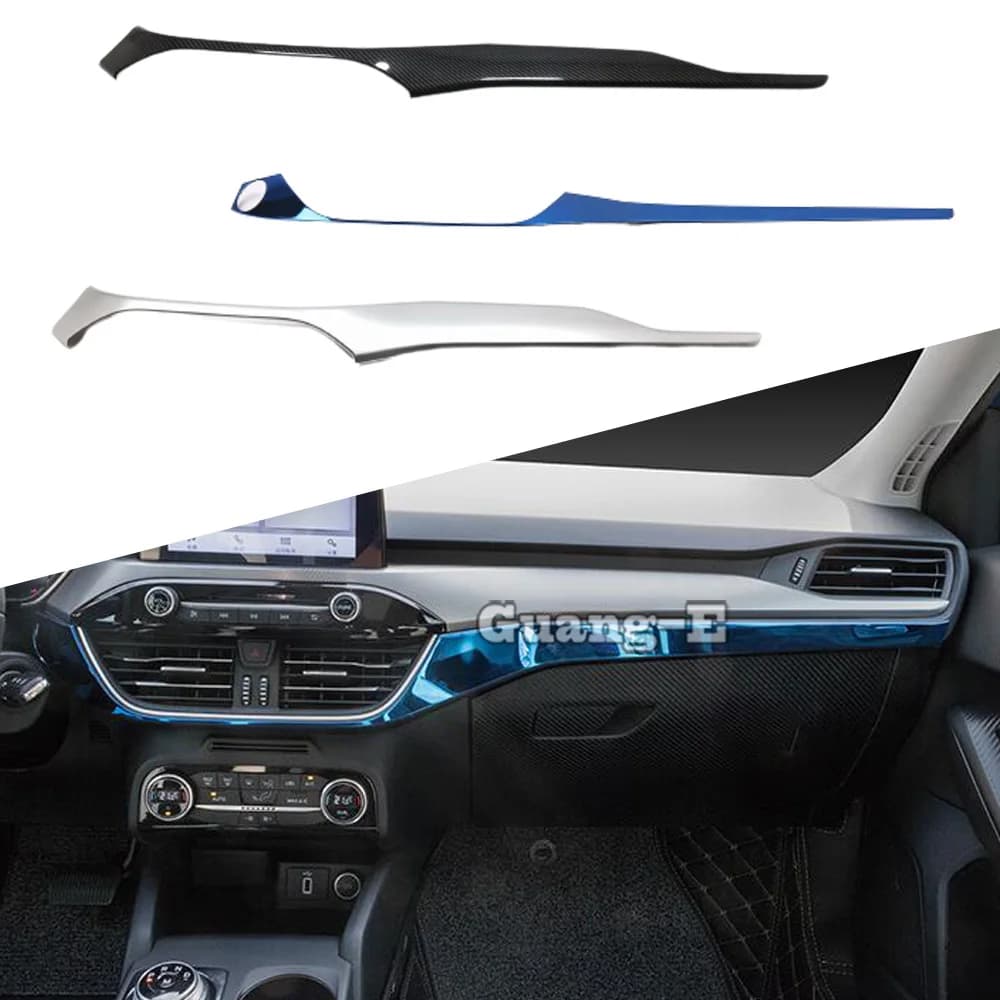 For Ford Focus 2019 2020 2021 2022 Car Interior Cover Trim Control Dashboard Panel Holders Arms Storage Box Case 1 pc