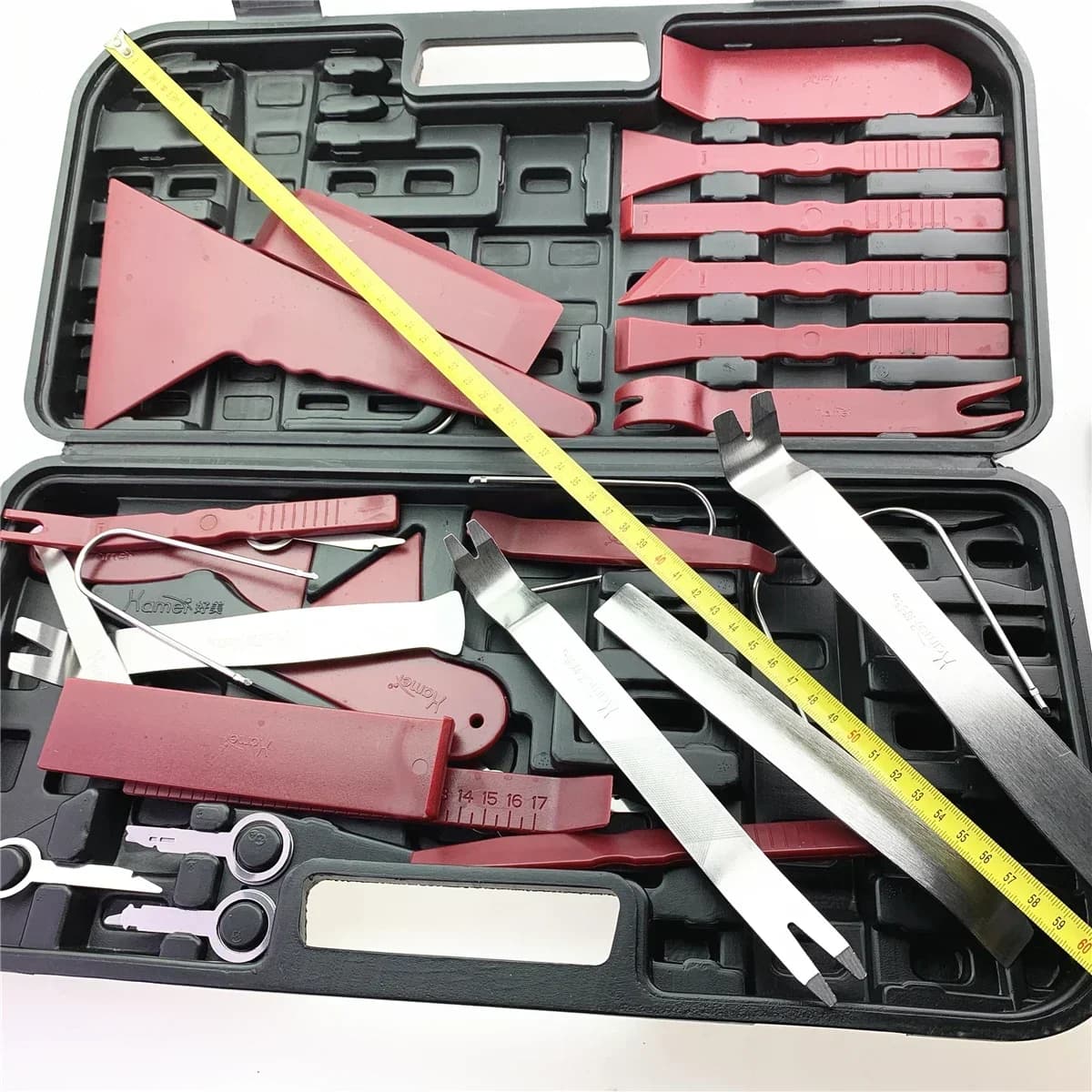 Car Audio Tools Car Dismantling And Navigation Installation Interior Buckle Door Pry Plate Set Screwdriver Repair Tool Box