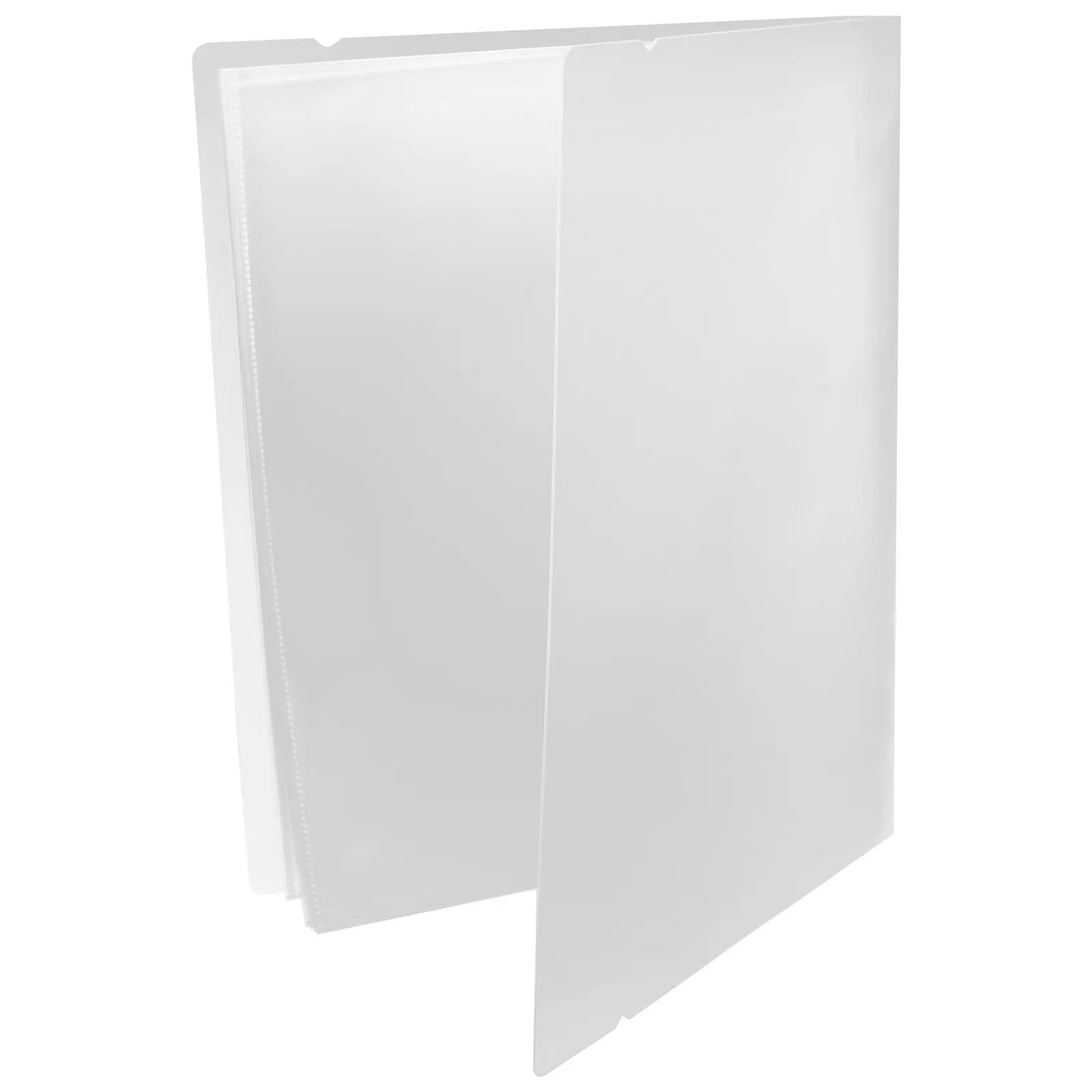 Cartella Musicale A4 da 30 Fogli con Design a 4 Anelli, Organizzatore Portatile per Documenti per Musicisti, Raccoglitore Sottile A4