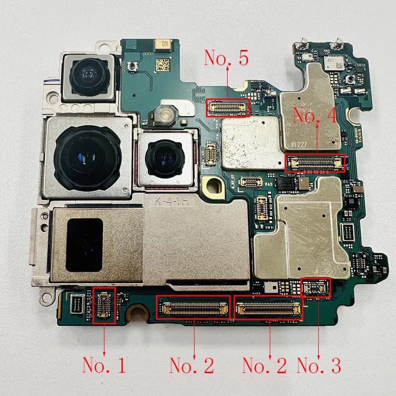 5-10PCS per Samsung S22/Plus/Ultra 5G S908 S906U S901 Display LCD Della Macchina Fotografica Caricatore USB di Ricarica Antenna WiFi Batteria FPC connettore