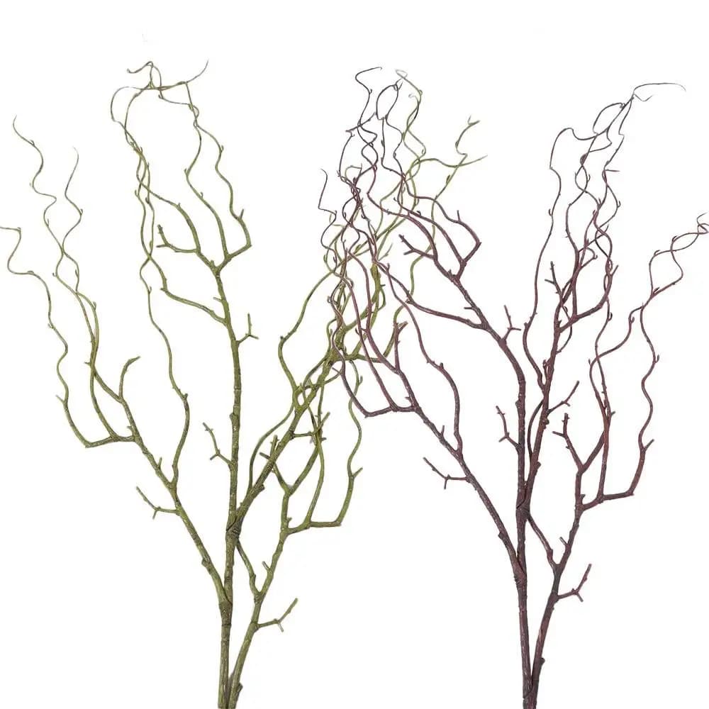 120cm Artificial Willow Deadwood Plastic Luxury Simulation Tree Branch Elegant Realistic Fake Plant Living Room Decor