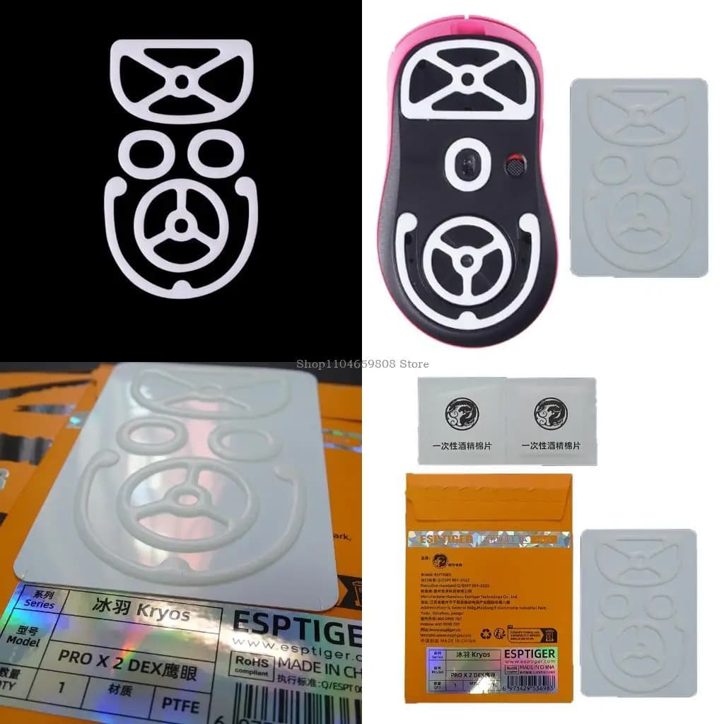 Esports ICE Piedini per mouse Pattini Piede per mouse in PTFE per GProX Superlight 2 Dex