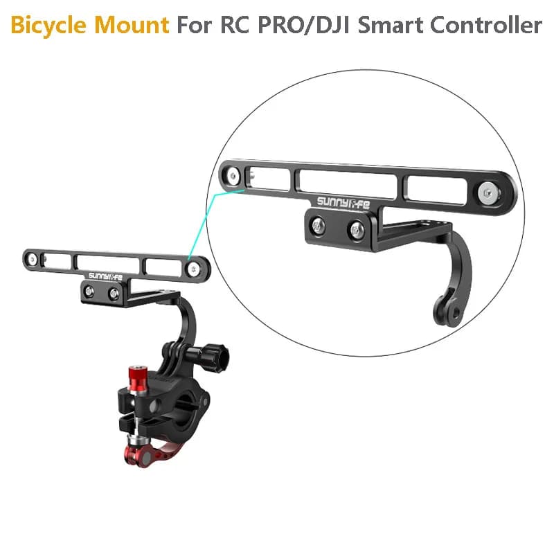 Bike remote control support that follows Shot Action camera guide bracket for DJIRC PRO/DJI Smart Controller