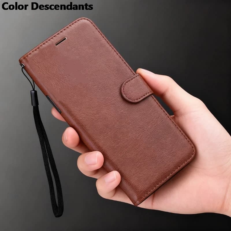 Luxury Leather Flip Phone Case For Sony Xperia 10 VI 1 VII 2024 5 III 2 8 Magnetic Shockproof Wallet Bracket Protect Cover