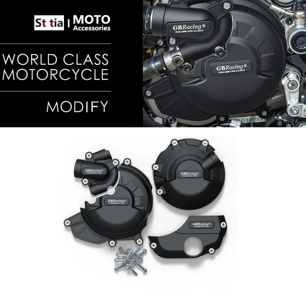 Per Ducati MONSTER 821 2018-2021 protezione anticaduta per moto protezione della copertura del motore per GB Racing