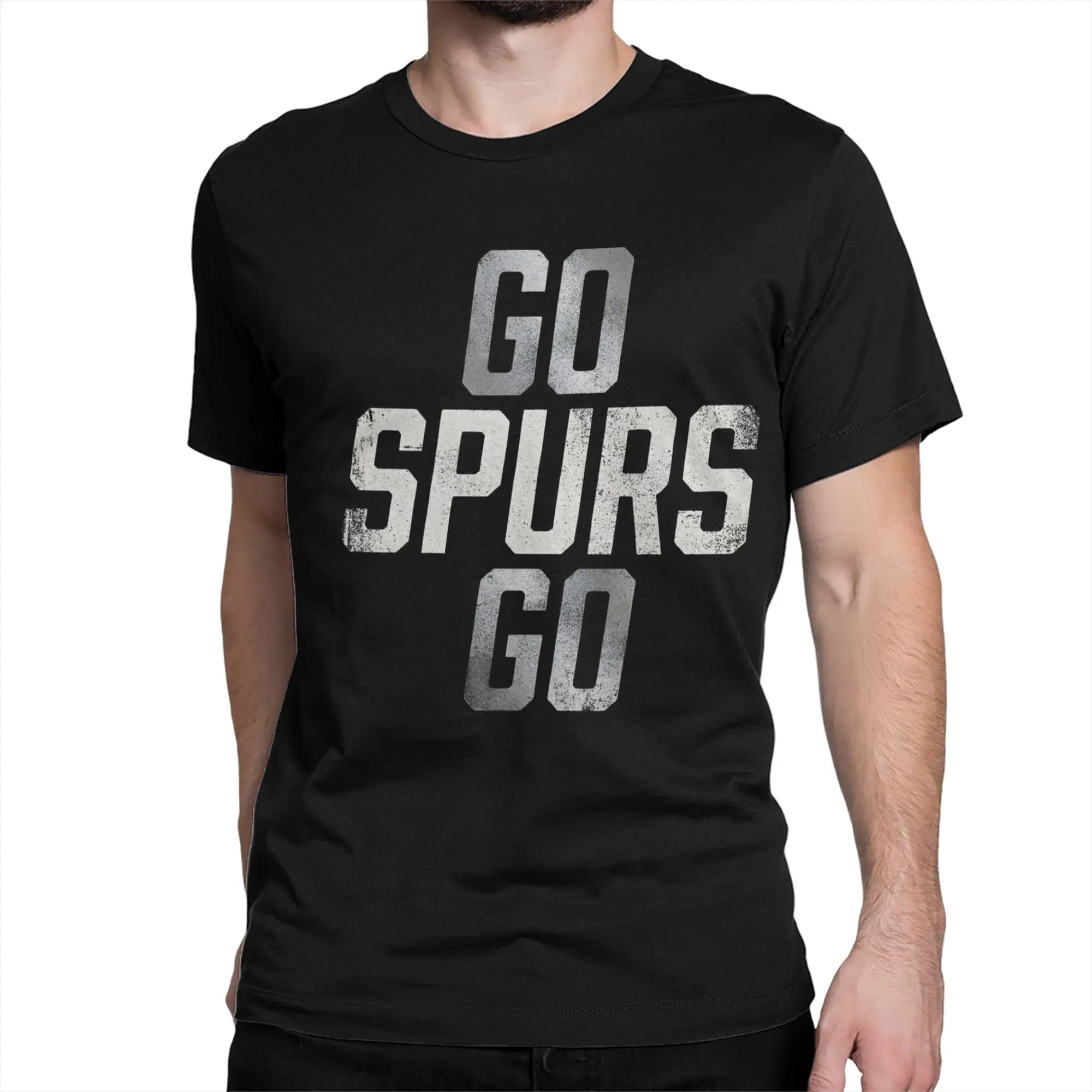 Men Women New Arrival Go Spurs Go Basketball Season Game Day Tee T Shirt Cotton T-shirts Clothes
