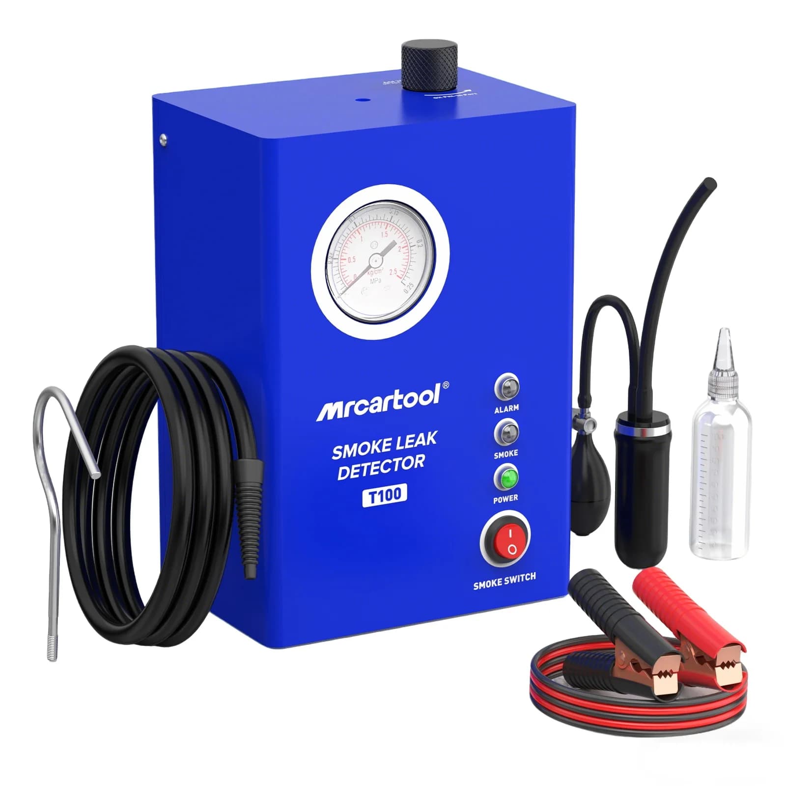MR CARTOOL Automobile Fume Machine Lost Detector T100 EVAP Vacuum Test for Auto Powering System Car Fume Machine for Car Lost Detector