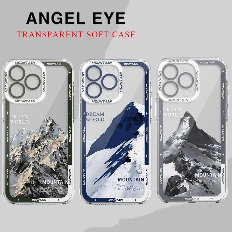 Custodia per telefono Snow Mountain per Apple iPhone 15 16 Pro XS Max 13 14 Plus XR SE 7 8 12 11 Pro plus Matte