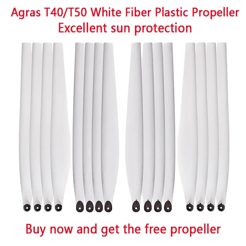 Copy Agras T20P/T40/T50 U5413 L5415 Carbon Fiber Plastic Mix White Propellers for DJI Agras Agriculture Drone Parts Accessories
