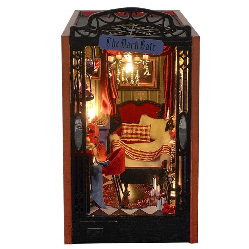 DIY Miniature House "Vampire Diaries," Handmade 3D Book Puzzle, Creative Gift Decoration