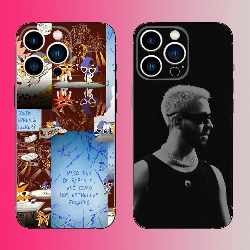 Singer Mora Album Estrella Phone Case For iPhone 16,15,14,13,12,11,Pro,Max,Plus,Mini,X,XS,XR,8,7,6,S,SE Soft Black Case