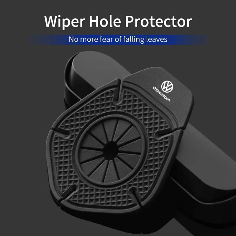 Car Windshield Wiper Hole Protector Silicone Material Dustproof For VW Passat Golf Tiguan Polo Scirocco Jetta CC T-ROC Touareg