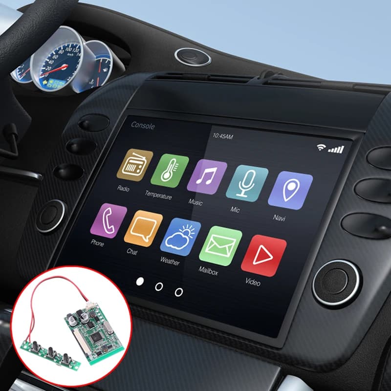 【MO】Kit modulo scheda driver display LCD da 4,3/5 pollici per monitor auto, cornice digitale AV multifunzione