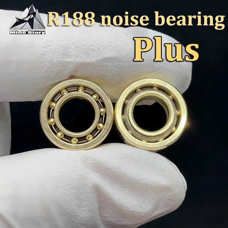 Cuscinetto silenzioso R188 per Fidget Spinner 6.35 * 12.7 * 4.762mm, Cuscinetti R188 dorati per giroscopi Fidget, Ricambi EDC per giocattoli Fidget