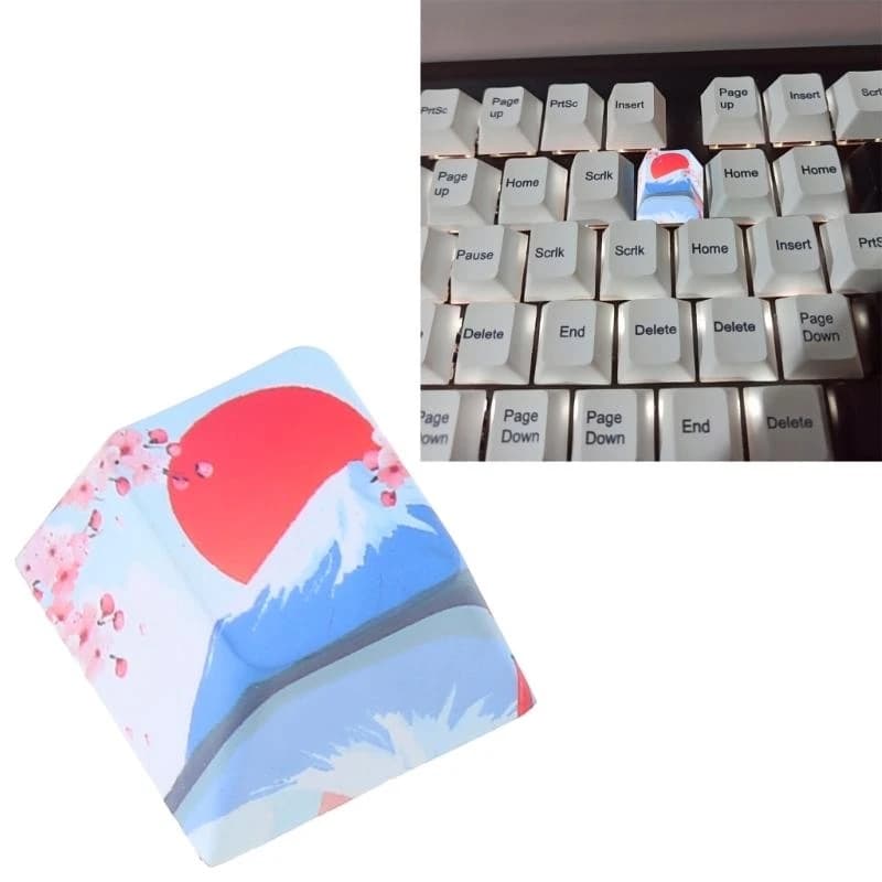 652F Fit for Cherry MX Dip Dye Sculpture Keycap Mechanical Keyboard Replace Keycap