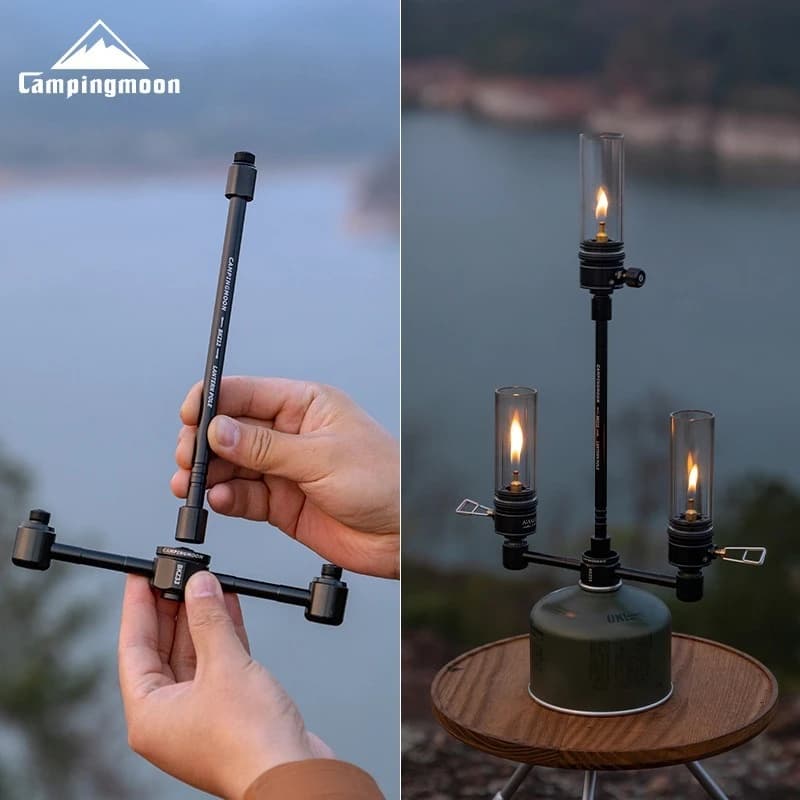 CAMPINGMOON BKZ12 asta di prolunga in lega di alluminio Dr. asta di prolunga per pistola a spruzzo accessori per lampade a gas da campeggio