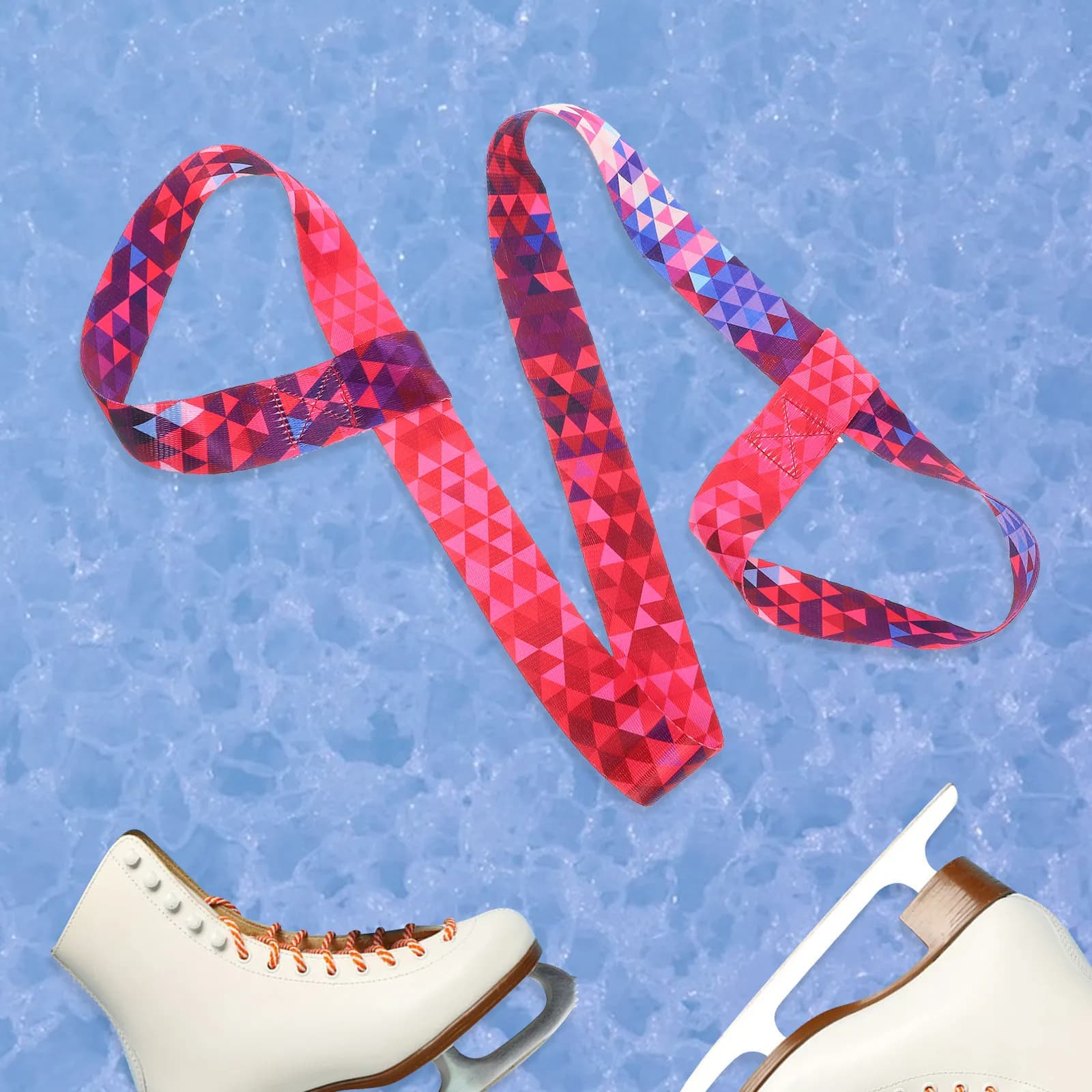 Outdoor Ski Boot Carrier Strap Wear Resistant Polyester Cotton Ski Straps Lightweight Ice Skates Carrying Strap