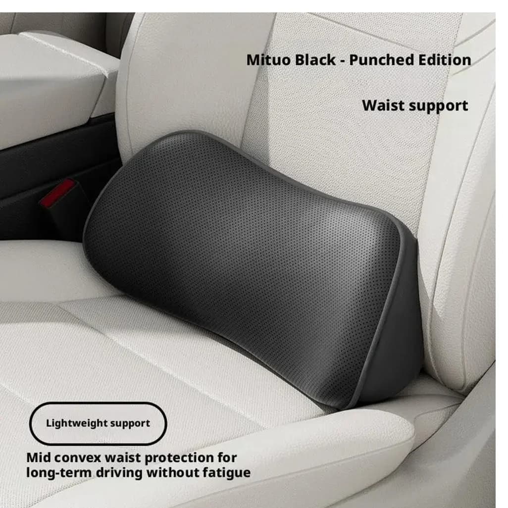 Car Seat Pillow Waist Protection Cushion Breathable For Lumbar Support Office Car Pad Accessories