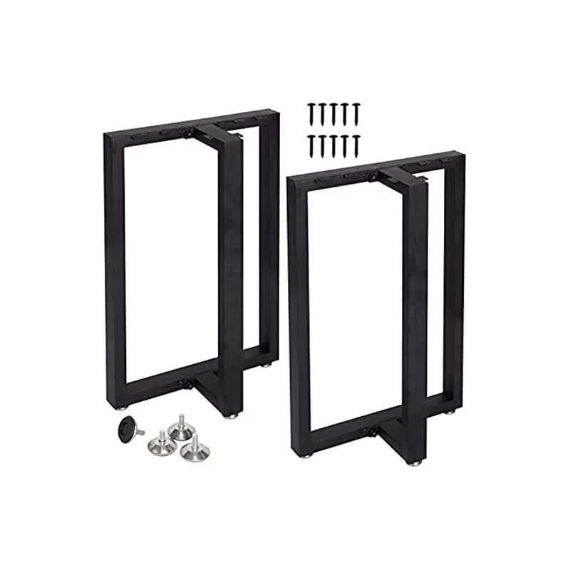 Gambe per Scrivania Grandi in Metallo a Triangolo Stile Nordico, Gambe per Tavolo in Ferro Resistenti, Base di Supporto Universale per Sostituzione Mobili