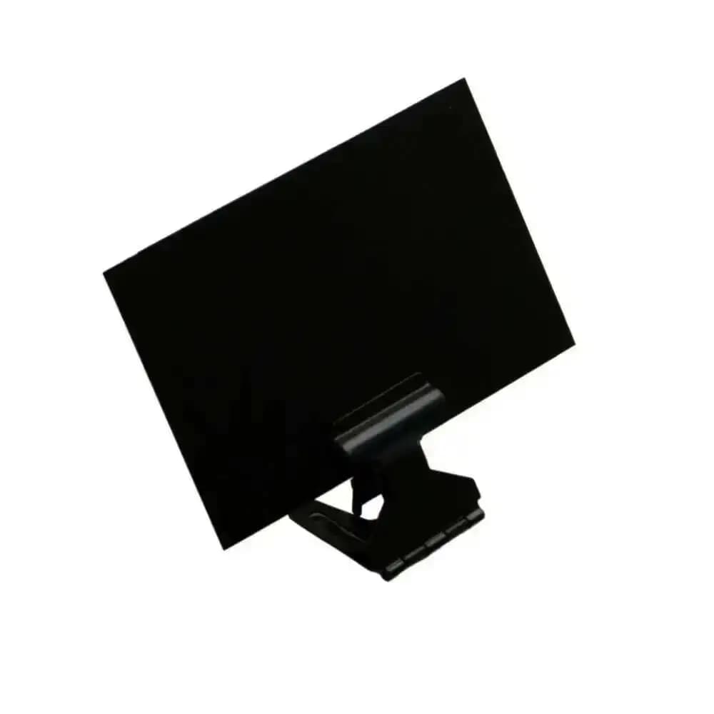 Porta etichette per negozi al dettaglio Cartello clip-on Cartellino cartellini dei prezzi per pennarelli cancellabili a umido Supporto clip base in cartoncino in metallo