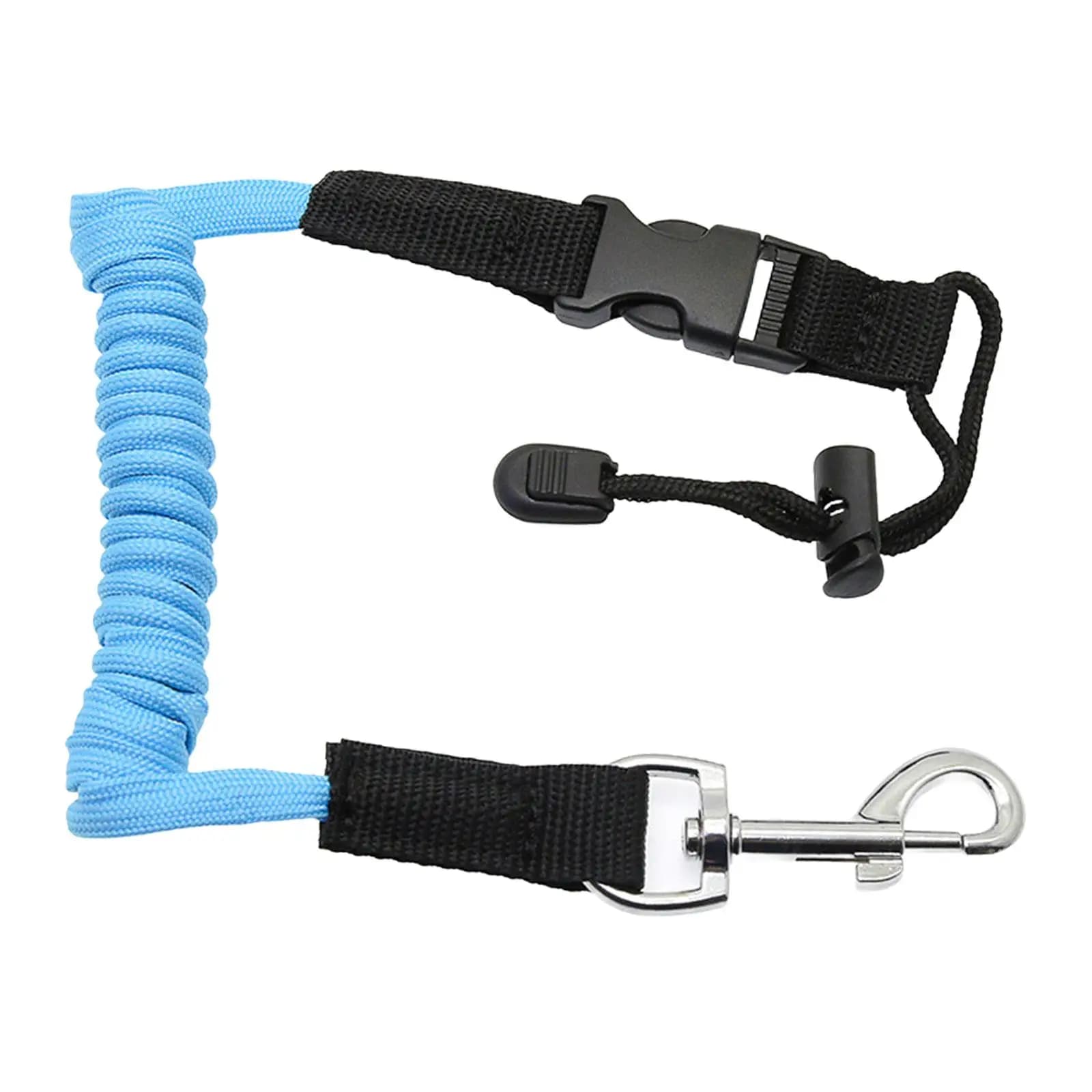 Corda Elastica Avvolgibile per Pagaia Kayak, Laccio di Sicurezza per Pagaia, per Canoa, Rafting, Nautica, Kayak, Tavola da Surf, Canna da Pesca