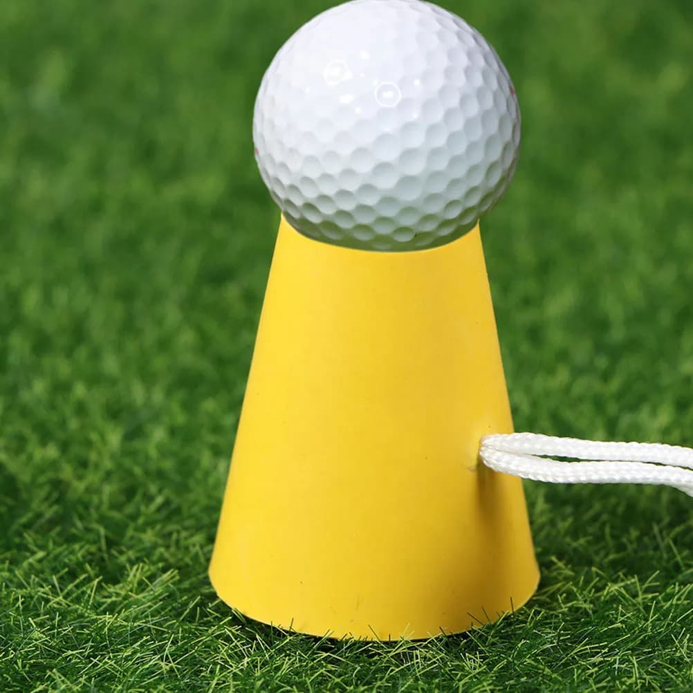 Set di 8 Tee da Golf in Gomma, Design di Precisione per Pratica Indoor e Outdoor, per Campi Pratica e Driving Range