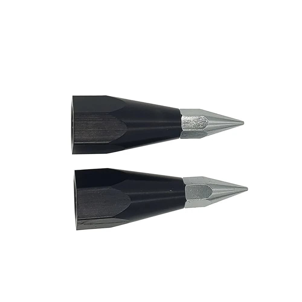 Prism Pole sharp Point with Replaceable Tip 5/8 Internal thread ,Surveying Rod point