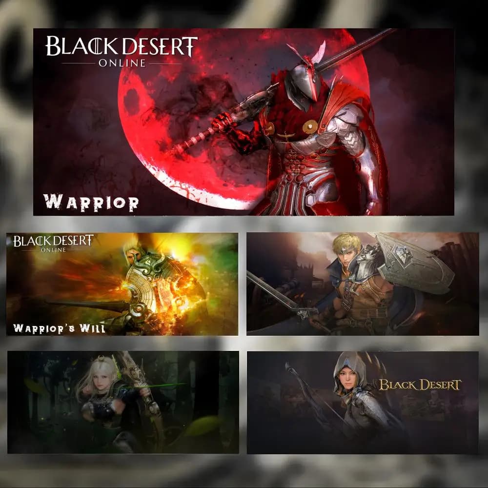 Tappetino per Mouse da Gioco B-Black Desert Online Molto Popolare, Grande e Spesso, con Bordi Cuciti, per PC
