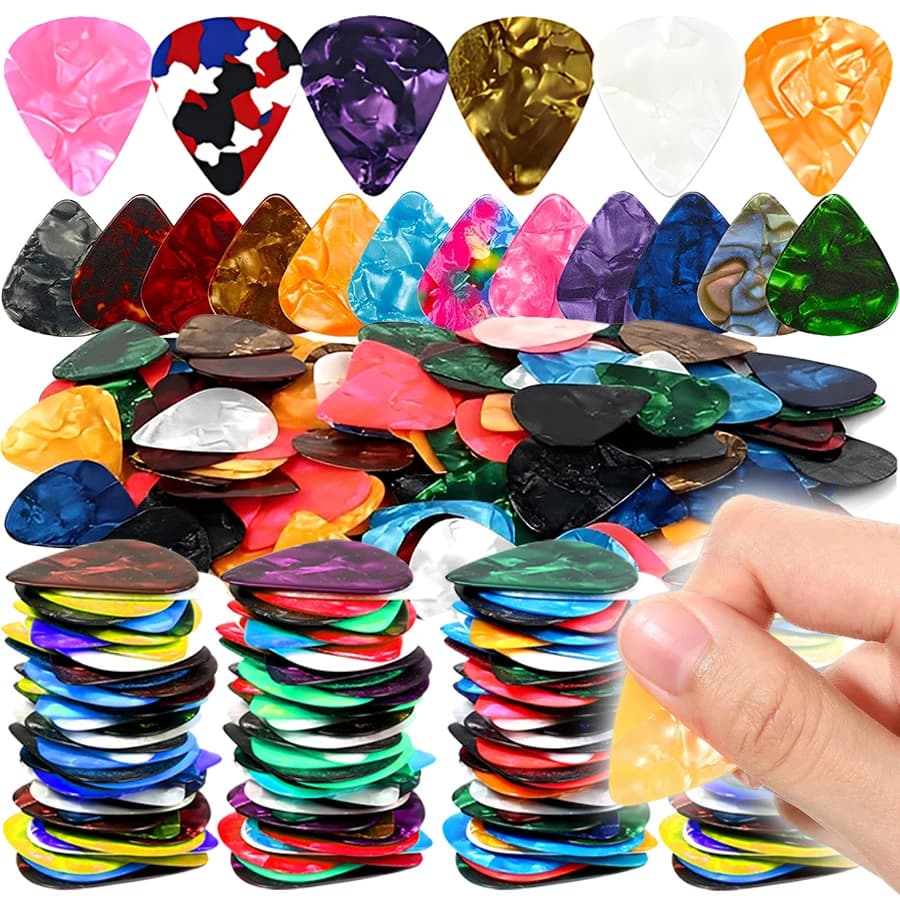30/60 pz 0.5mm ABS Plettri per Chitarra Durevole SLL Plettri per Chitarra Ukulele Basso - Accessori per Strumenti Musicali Professionali
