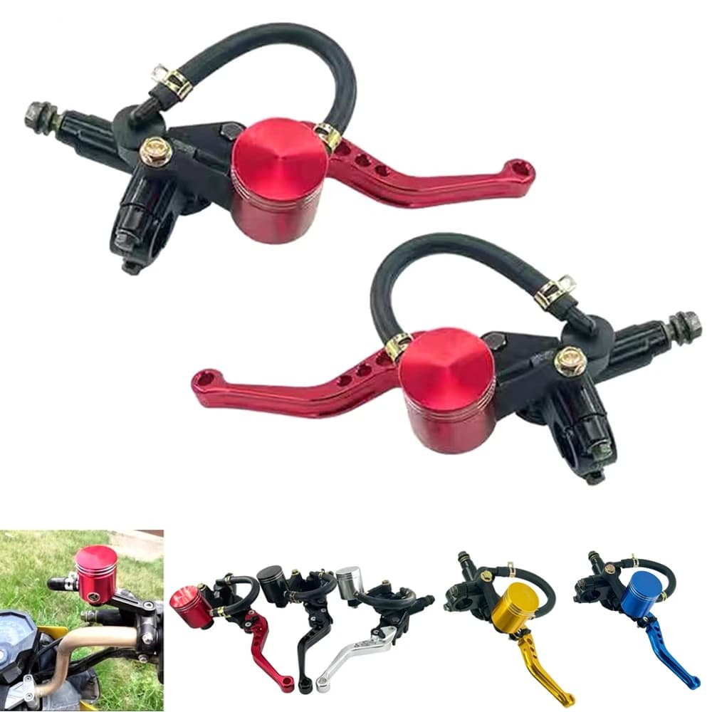 Leva della pompa freno frizione moto universale da 22 mm Maniglia regolabile Cilindro principale idraulico per Yamaha Kawasaki Dirt Pit Bike