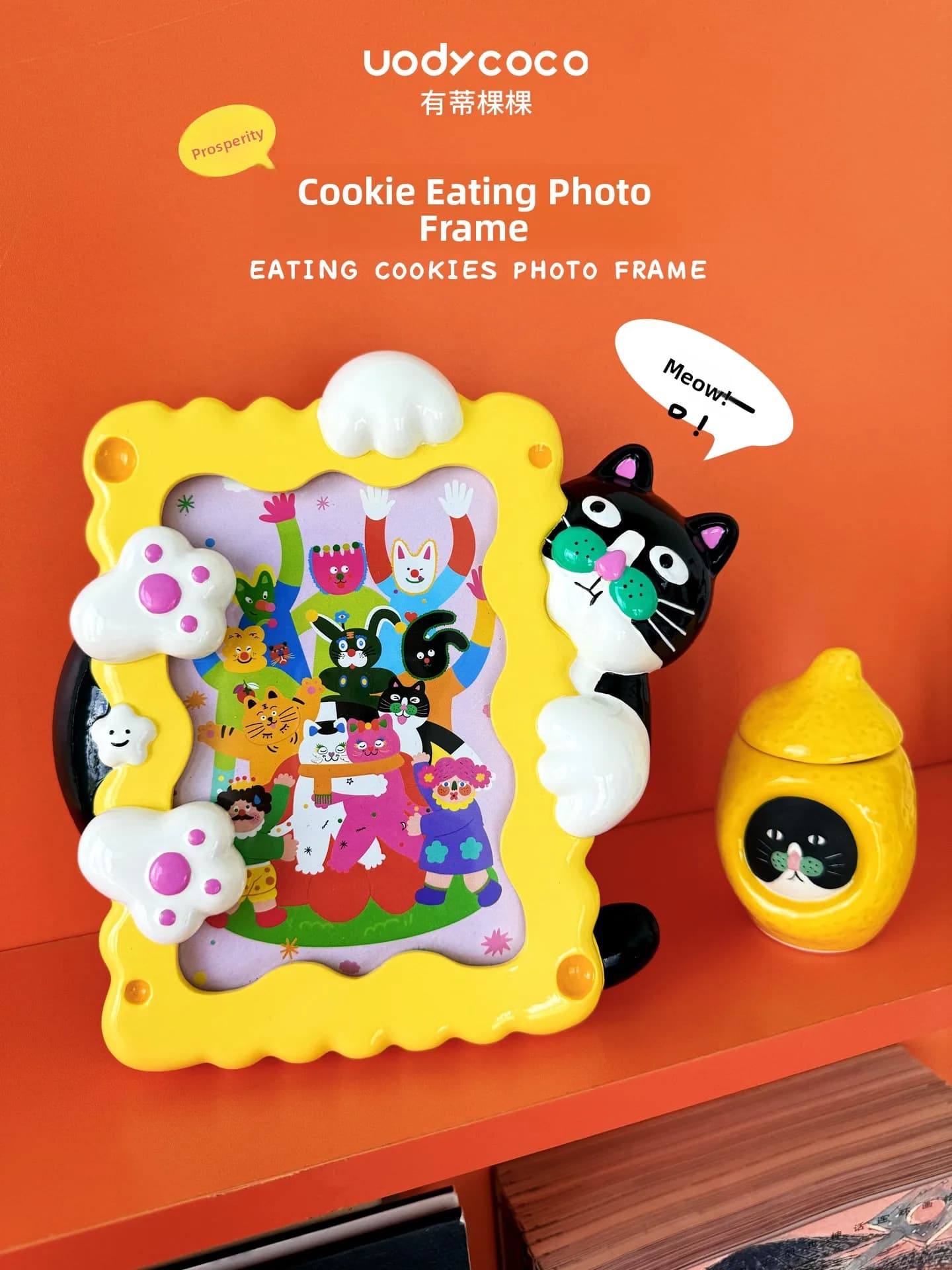 Adorabile Cornice Portafoto a Tema, Decorazione per la Casa in Resina, Regalo Carino con Design Creativo, Ideale per Decorazione Murale