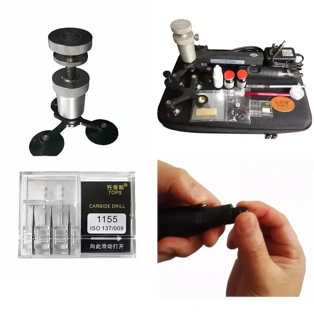 Kit di Riparazione per Parabrezza/Set di Attrezzi per Riparazione Vetri