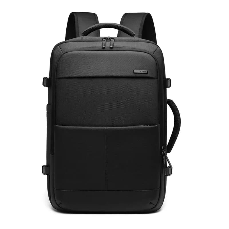 New Business Men's Large Capacity Backpack Solid Color Travel Commuter Multifunctional Computer Backpack 2026