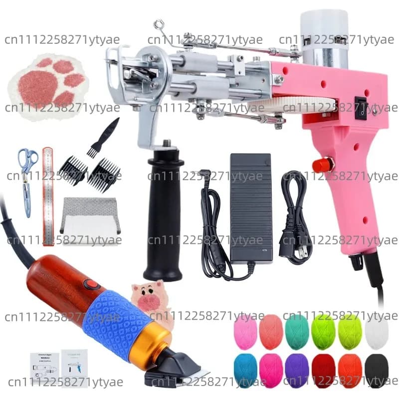 Rug Tufting with Carpet Trimmer Kit 2 in 1