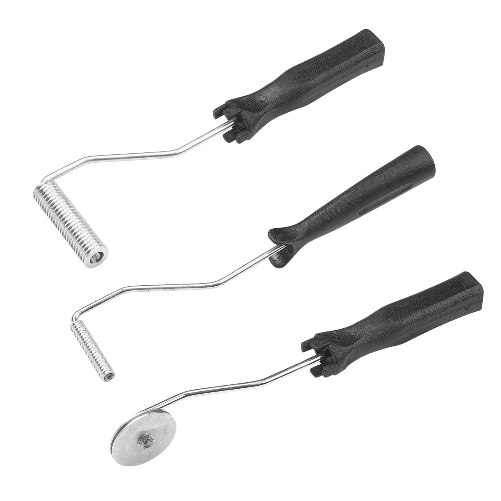 3 pezzi kit di strumenti per rulli in fibra di vetro strumento per palette a bolle in fibra di vetro kit di rulli di vernice per laminazione per vasca in resina per stampi in fibra di vetro
