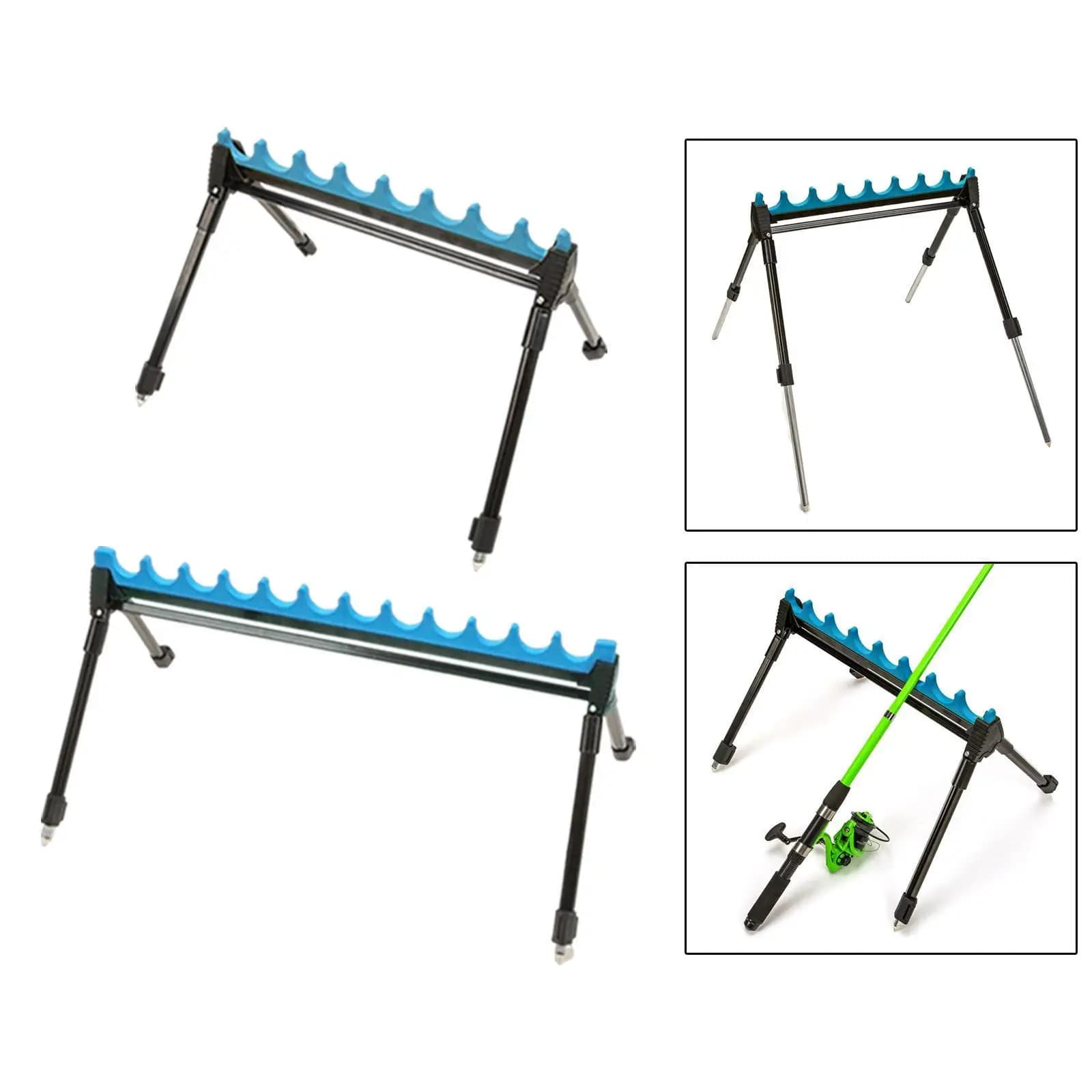 Practical Fishing Cane Holder, Adjustable Accessory for Fishing Equipment, Land Cane Holder, Fishing Cane Display