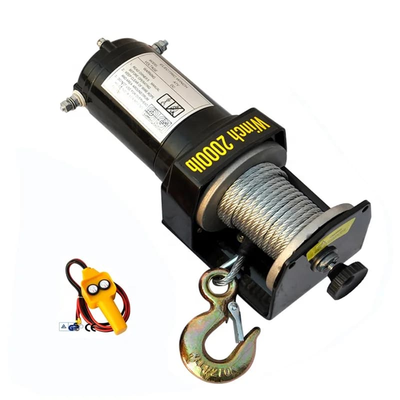 Paranco elettrico per alimentazione marina mini 12v/24v da 3500 libbre