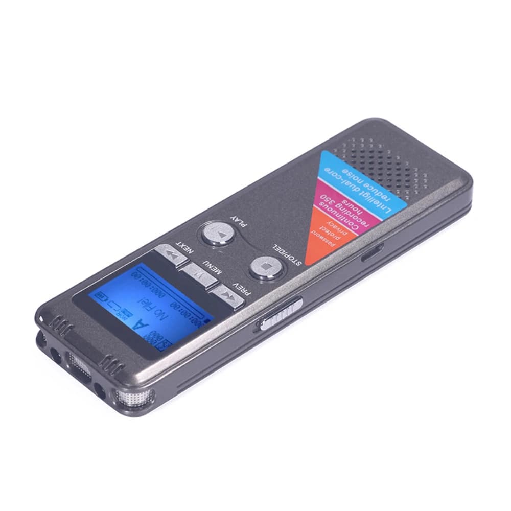 Memoria da 16 GB Registratore audio per interviste in classe per conferenze digitali dirette in fabbrica Supporta lettore MP3 Chiavetta USB PQ132